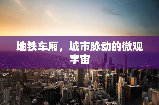 地铁车厢，城市脉动的微观宇宙
