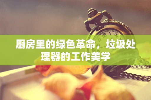 厨房里的绿色革命，垃圾处理器的工作美学