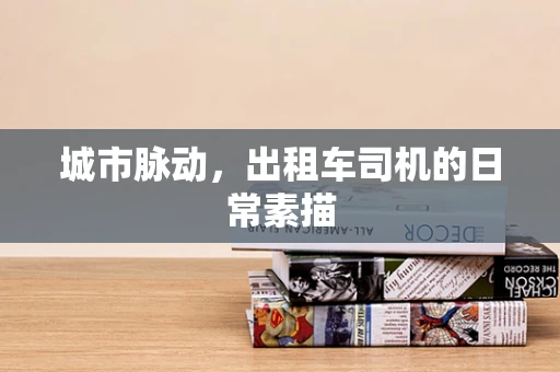 城市脉动，出租车司机的日常素描