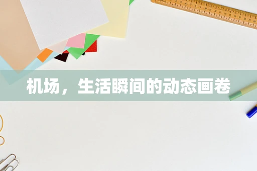 机场，生活瞬间的动态画卷
