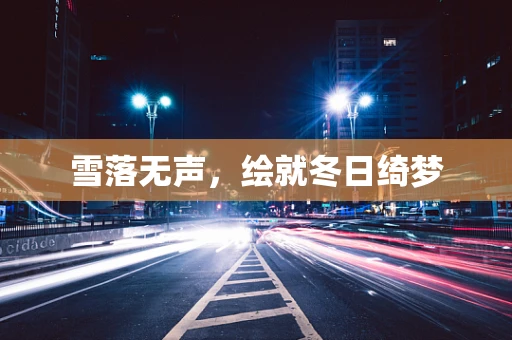雪落无声，绘就冬日绮梦