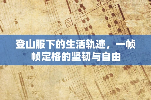 登山服下的生活轨迹，一帧帧定格的坚韧与自由