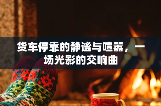 货车停靠的静谧与喧嚣，一场光影的交响曲