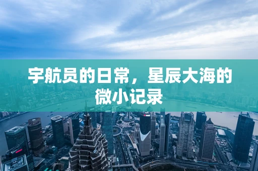宇航员的日常，星辰大海的微小记录