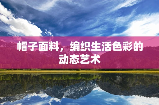 帽子面料，编织生活色彩的动态艺术