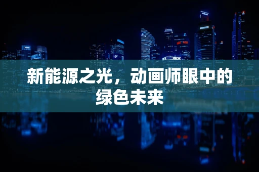 新能源之光，动画师眼中的绿色未来
