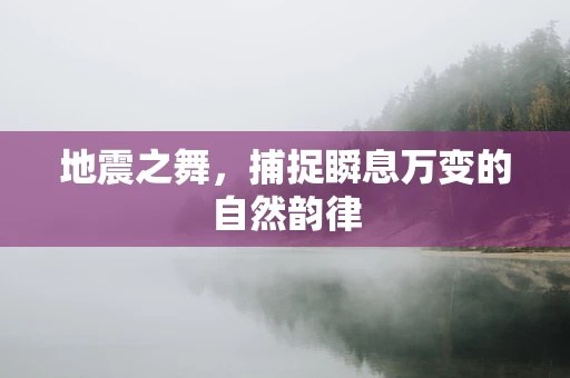 地震之舞，捕捉瞬息万变的自然韵律