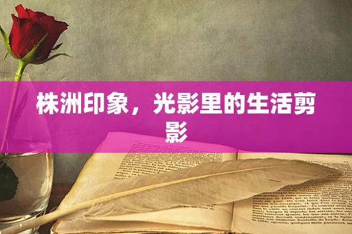 株洲印象，光影里的生活剪影