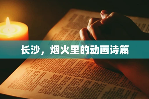 长沙，烟火里的动画诗篇