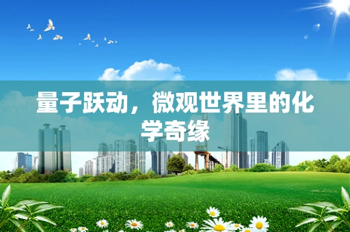 量子跃动，微观世界里的化学奇缘