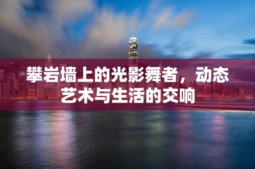 攀岩墙上的光影舞者，动态艺术与生活的交响