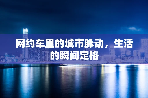 网约车里的城市脉动，生活的瞬间定格