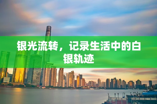 银光流转，记录生活中的白银轨迹