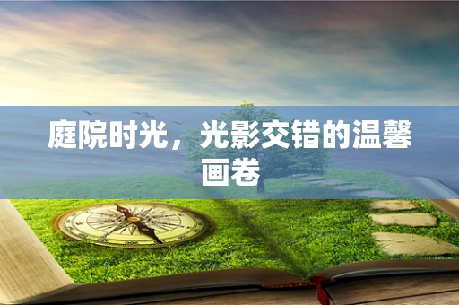 庭院时光，光影交错的温馨画卷