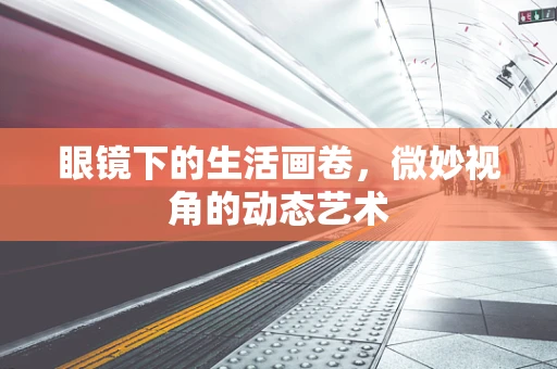 眼镜下的生活画卷，微妙视角的动态艺术