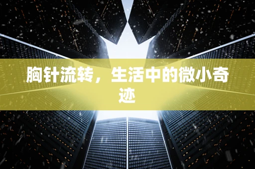 胸针流转，生活中的微小奇迹