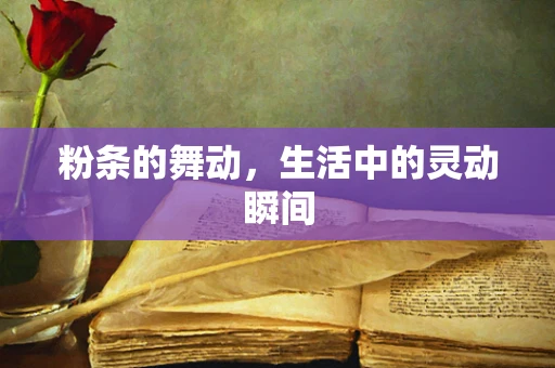 粉条的舞动，生活中的灵动瞬间