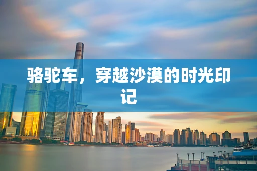 骆驼车，穿越沙漠的时光印记