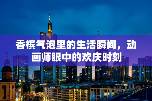 香槟气泡里的生活瞬间，动画师眼中的欢庆时刻