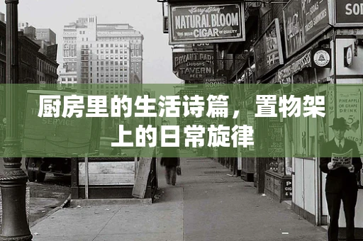 厨房里的生活诗篇，置物架上的日常旋律