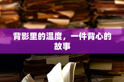 背影里的温度，一件背心的故事