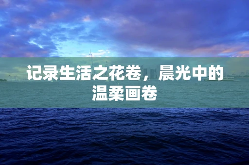 记录生活之花卷，晨光中的温柔画卷