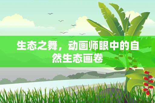 生态之舞，动画师眼中的自然生态画卷