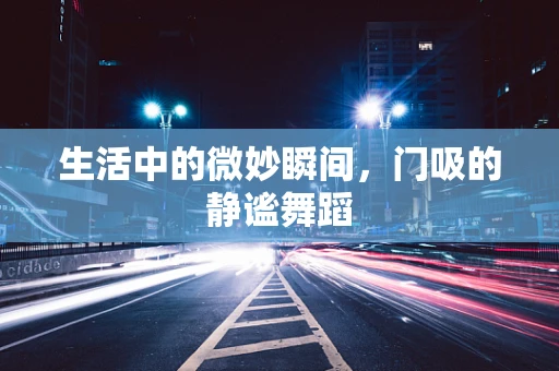 生活中的微妙瞬间，门吸的静谧舞蹈