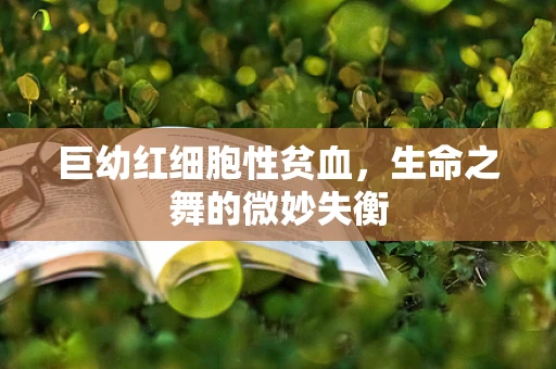 巨幼红细胞性贫血，生命之舞的微妙失衡