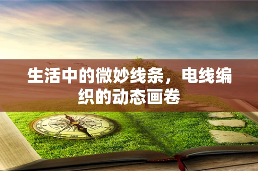 生活中的微妙线条，电线编织的动态画卷