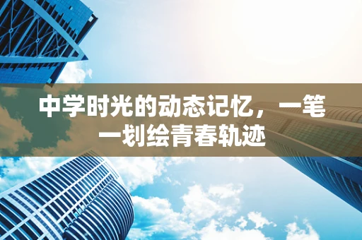 中学时光的动态记忆，一笔一划绘青春轨迹