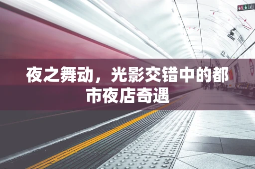 夜之舞动，光影交错中的都市夜店奇遇