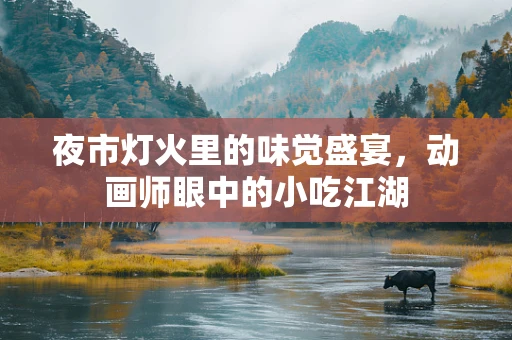 夜市灯火里的味觉盛宴，动画师眼中的小吃江湖