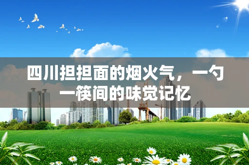 四川担担面的烟火气，一勺一筷间的味觉记忆