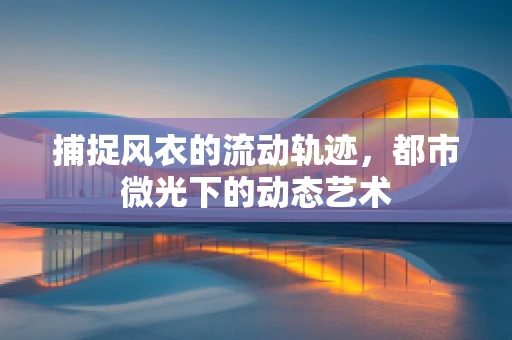 捕捉风衣的流动轨迹，都市微光下的动态艺术