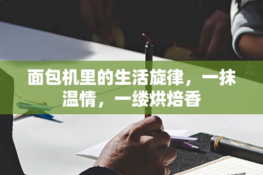 面包机里的生活旋律，一抹温情，一缕烘焙香