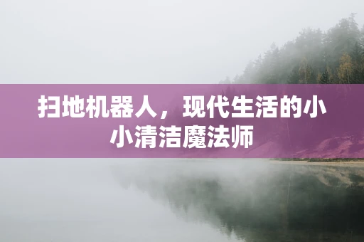 扫地机器人，现代生活的小小清洁魔法师