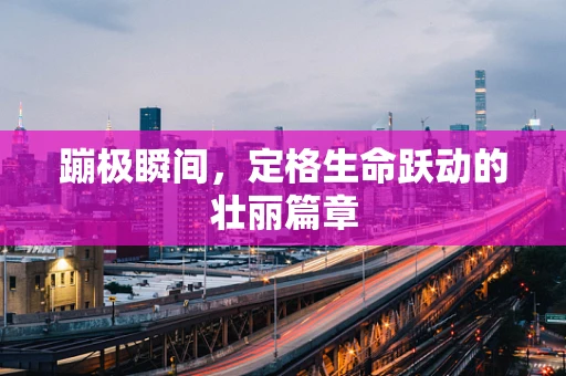 蹦极瞬间，定格生命跃动的壮丽篇章