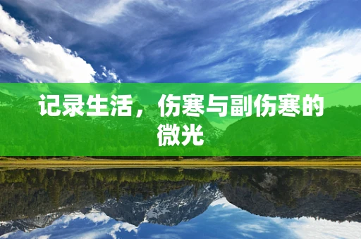 记录生活，伤寒与副伤寒的微光