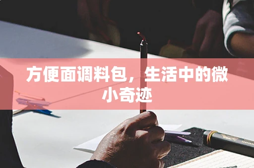 方便面调料包，生活中的微小奇迹