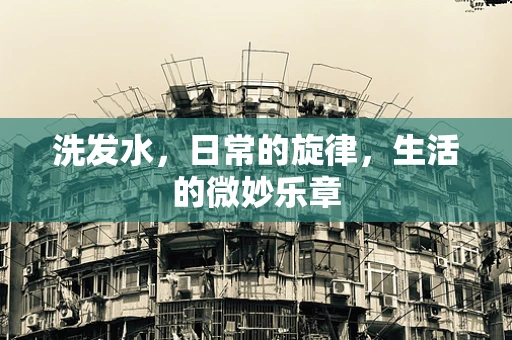洗发水，日常的旋律，生活的微妙乐章