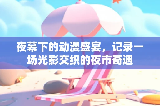 夜幕下的动漫盛宴，记录一场光影交织的夜市奇遇