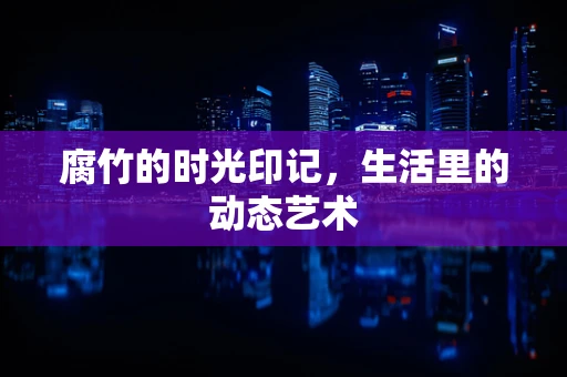 腐竹的时光印记，生活里的动态艺术