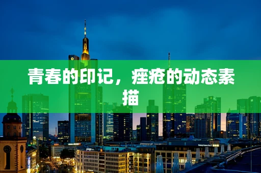 青春的印记，痤疮的动态素描