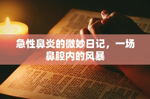急性鼻炎的微妙日记，一场鼻腔内的风暴