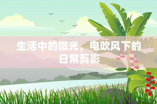 生活中的微光，电吹风下的日常剪影