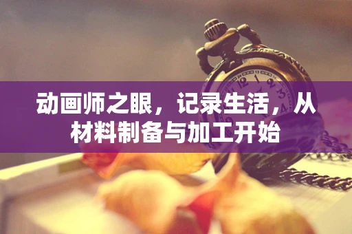 动画师之眼，记录生活，从材料制备与加工开始