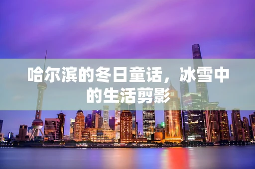 哈尔滨的冬日童话，冰雪中的生活剪影