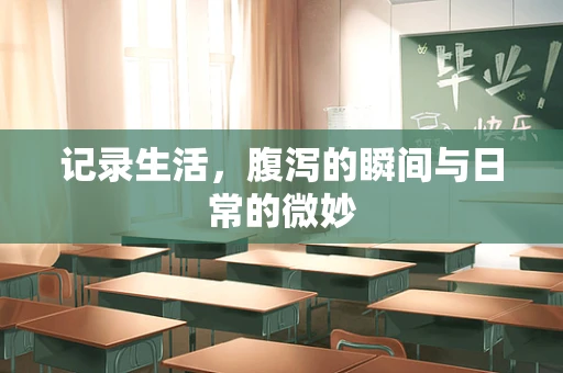 记录生活，腹泻的瞬间与日常的微妙