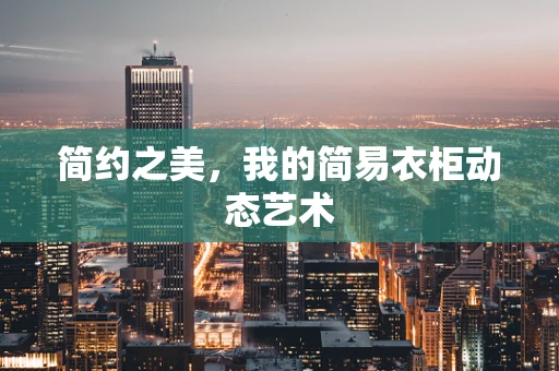 简约之美，我的简易衣柜动态艺术